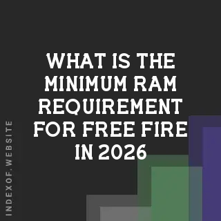 What is the minimum RAM requirement for Free Fire in 2026? Banners